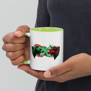 Taza color interior Fight Bear